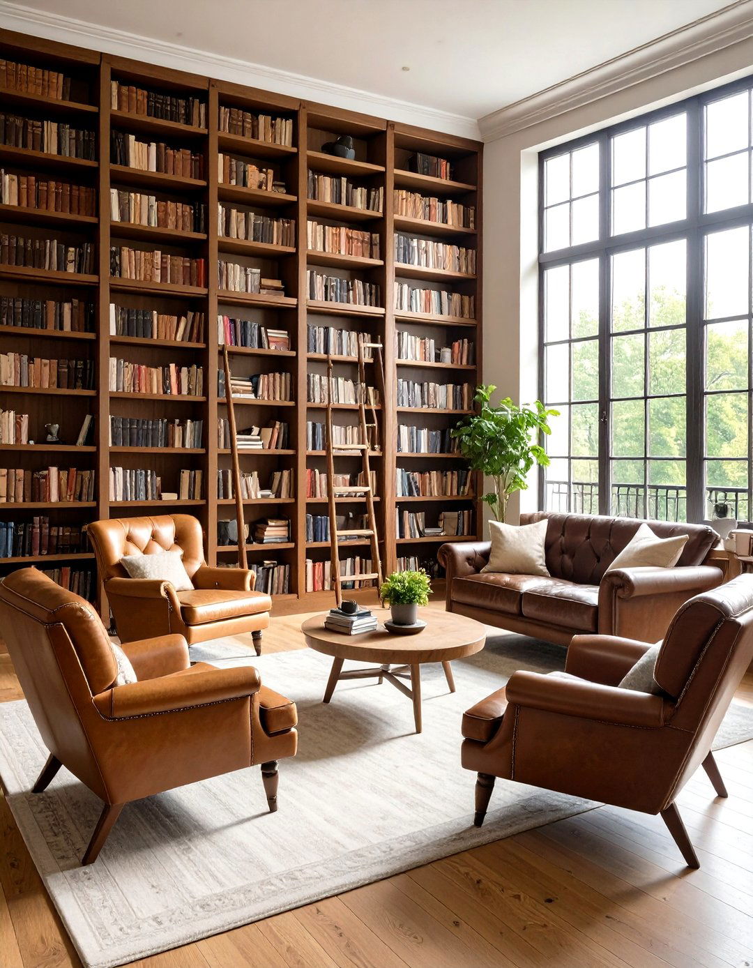 The Classic Library Living Room - 30 family room vs living room decorating ideas