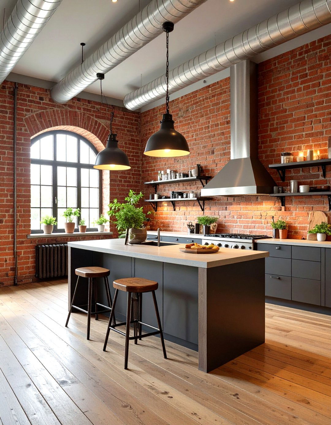 The Classic Loft Industrial Kitchen - 30 industrial kitchen design ideas