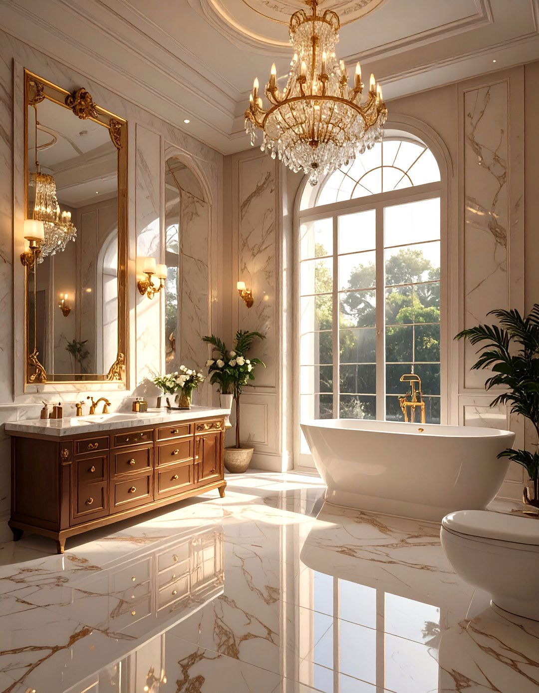 The Classic Marble Bathroom - 30 bathroom reno ideas