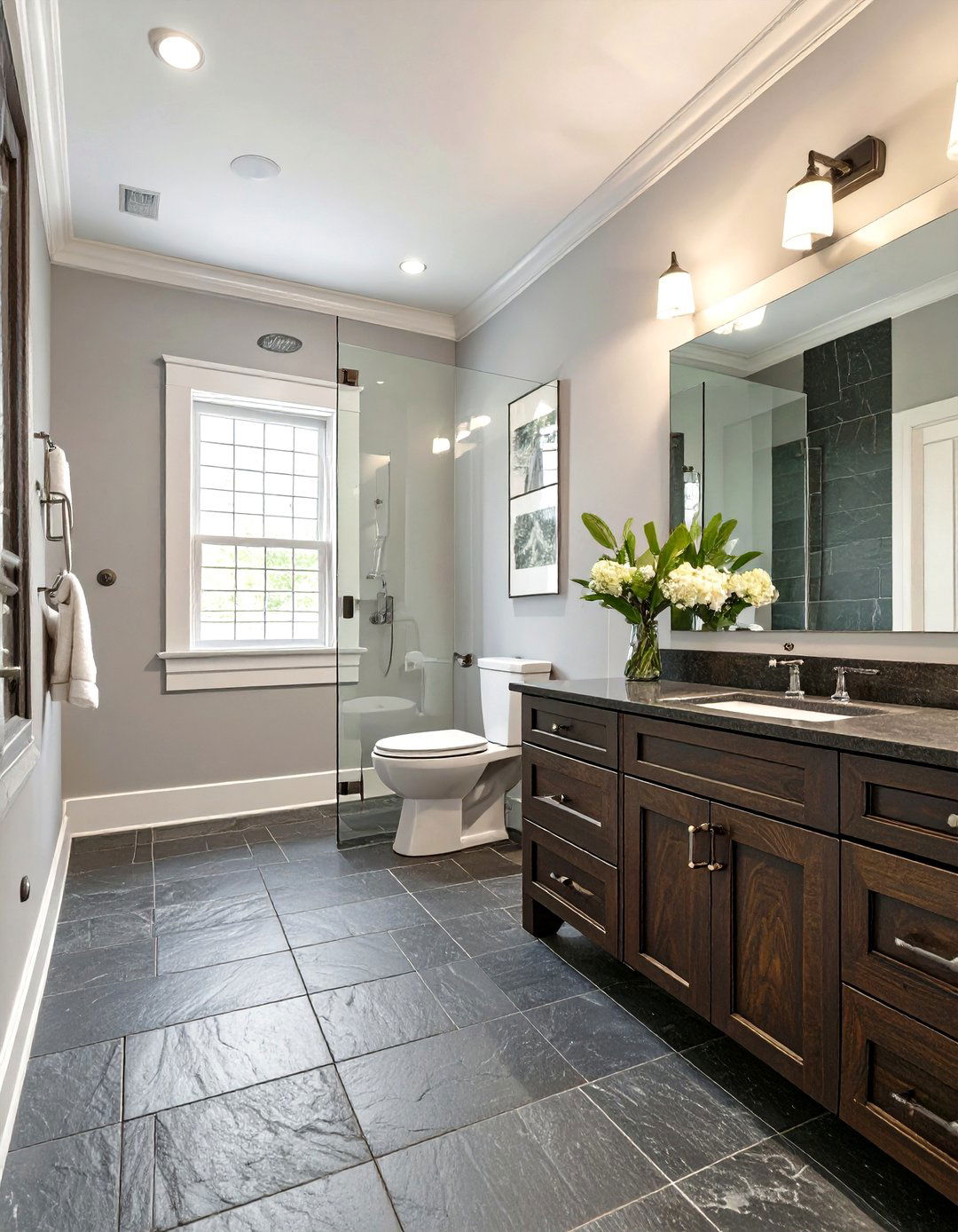 The Classic Masculine Bathroom - 30 classic bathroom design ideas