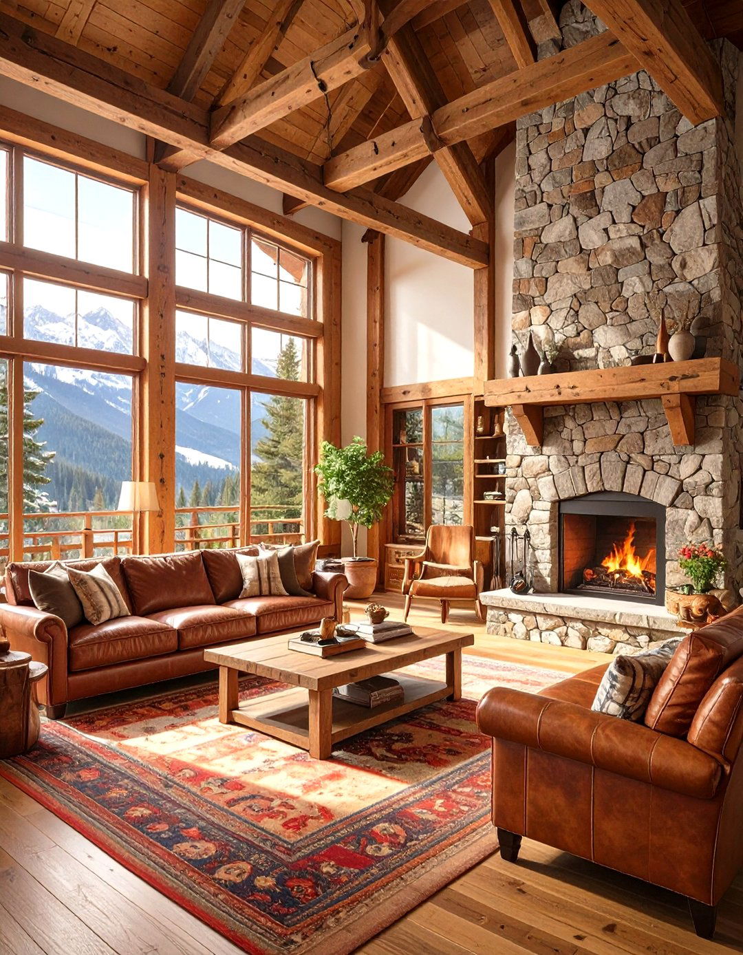 The Classic Neoclassical Living Room - 30 high ceiling living room ideas
