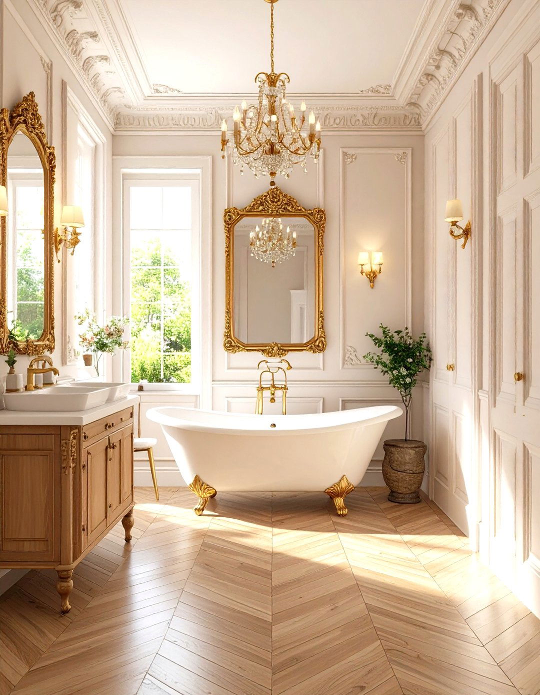 The Classic Parisian Bathroom - 30 elegant bathroom ideas