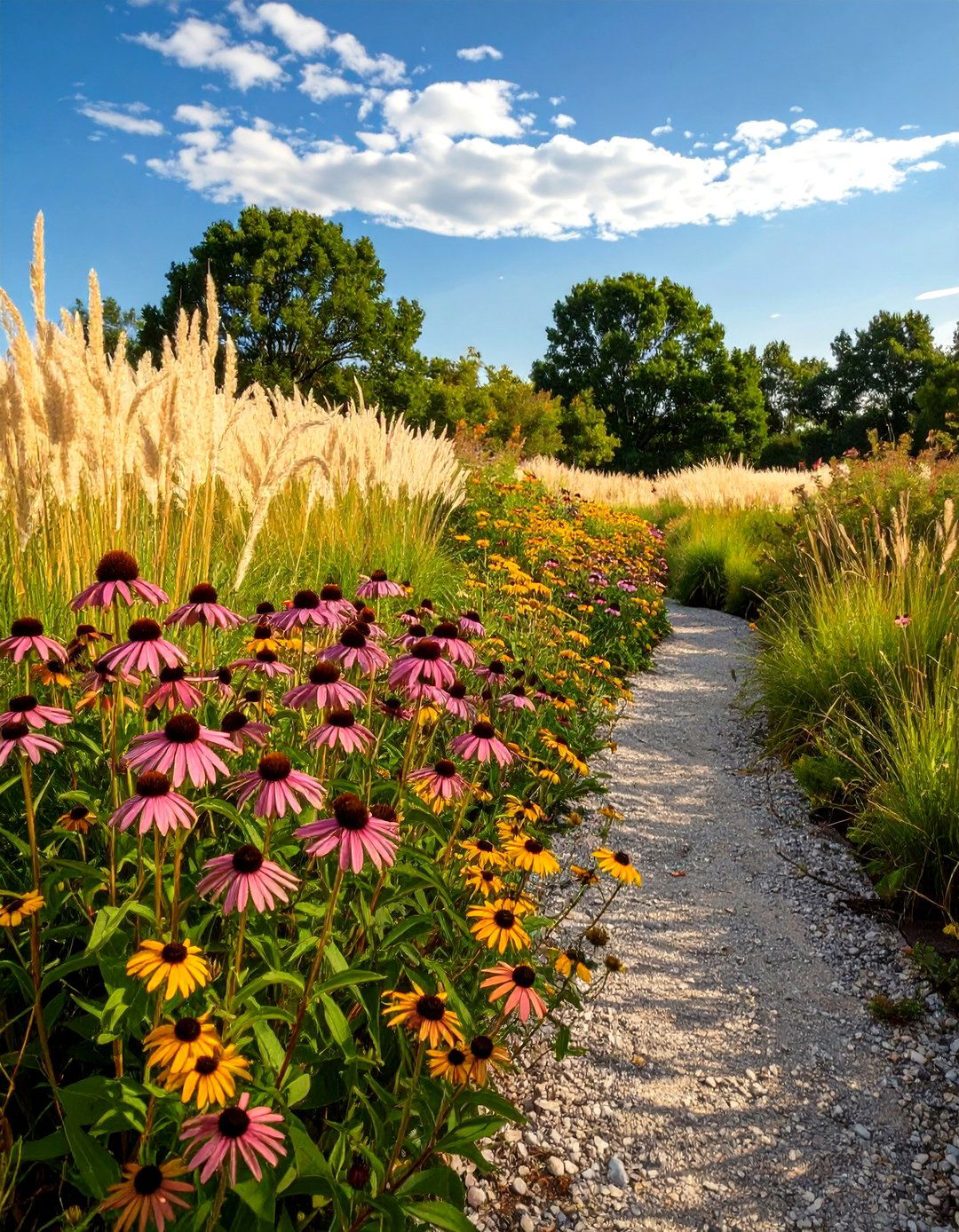 The Classic Prairie Meadow Garden - 30 coneflower garden design ideas