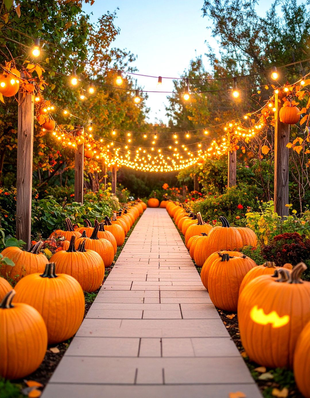 The Classic Pumpkin Patch Wonderland - 30 halloween outdoor decor ideas