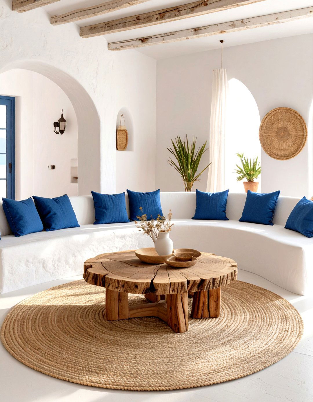 The Classic Santorini Living Room - 30 mediterranean interior design ideas