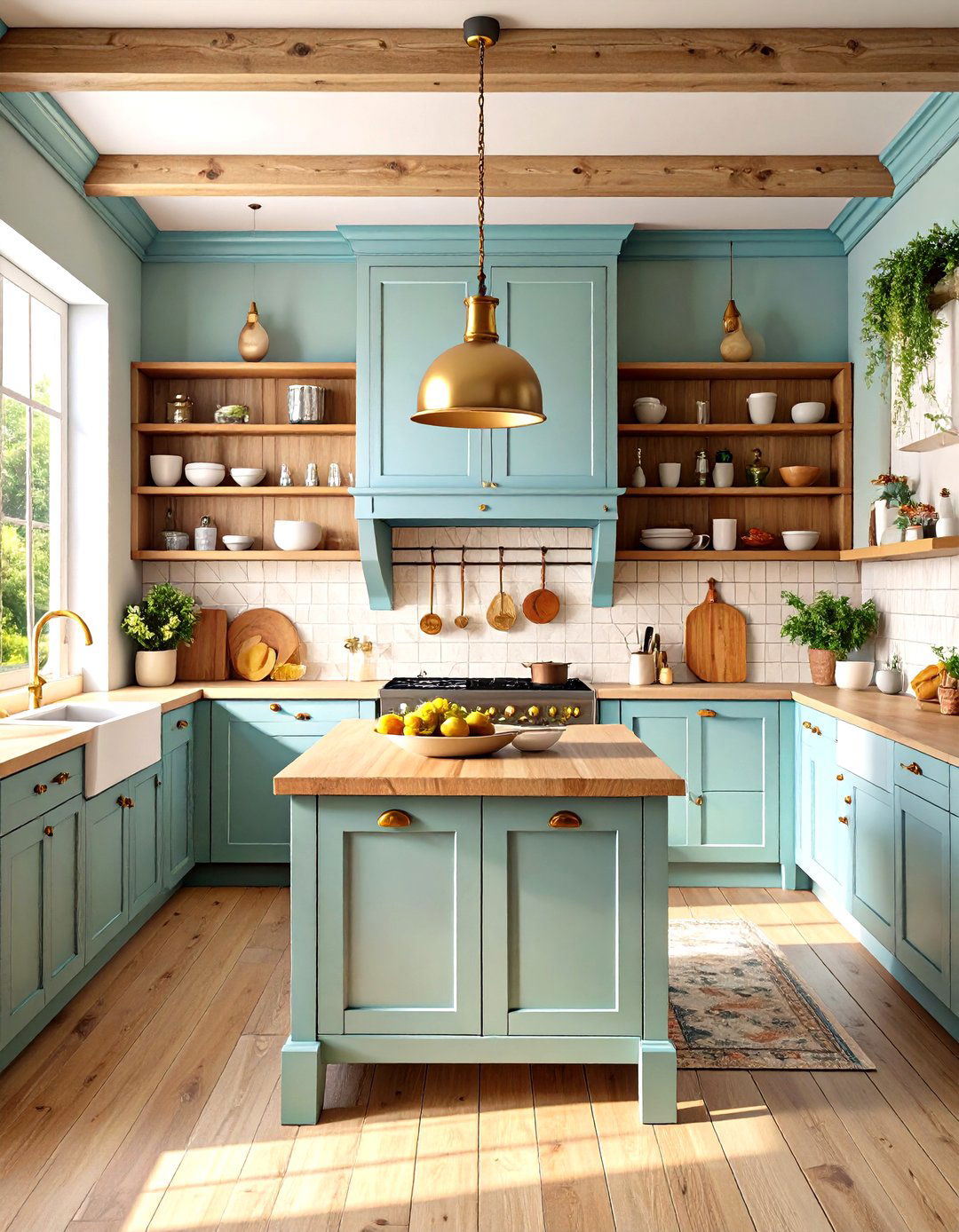 The Classic Study Inspired Kitchen - 30 light academia interior design ideas
