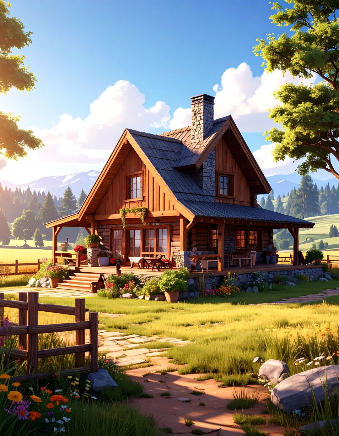 The Classic Survival Farmhouse - 30 minecraft house design ideas