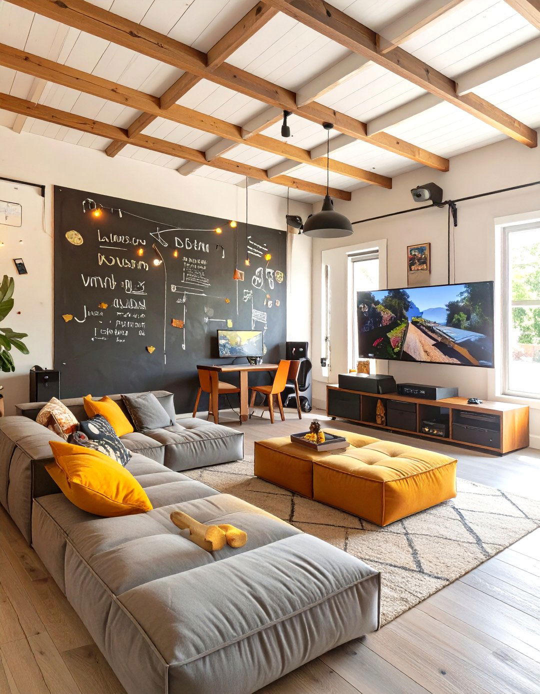 The Classic Teenagers Hangout Lounge - 30 garage room ideas
