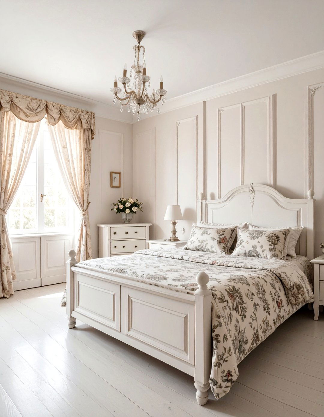 The Classic Toile de Jouy Bedroom - 30 french country bedroom ideas