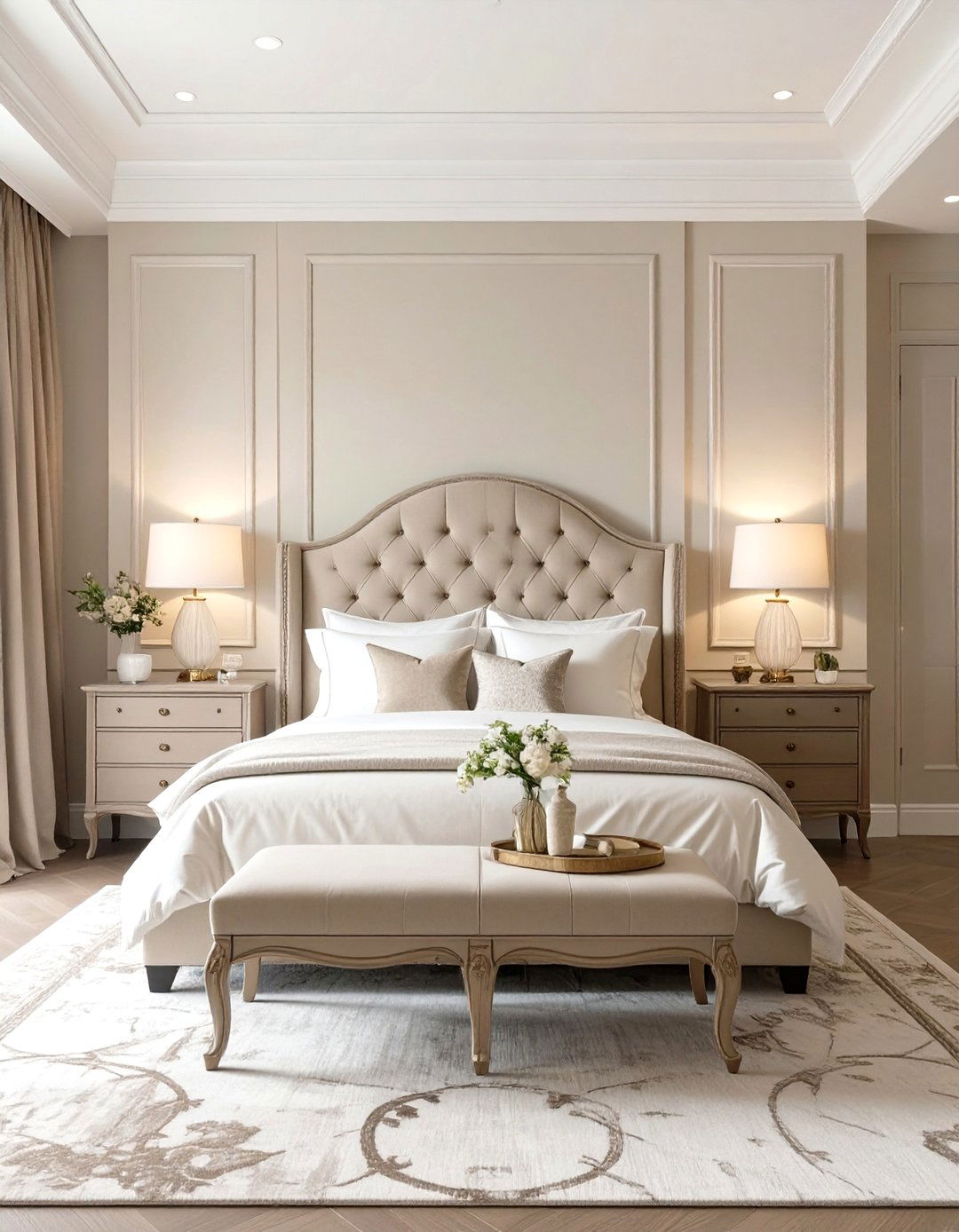 The Classic Traditional Bedroom - 30 neutral bedroom ideas