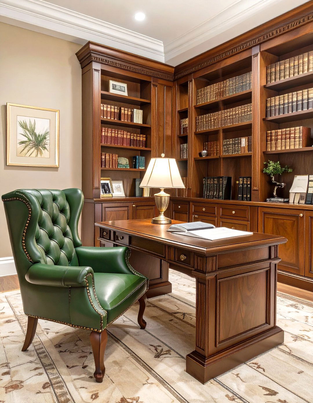 The Classic Traditional Home Office - 30 home office inspo ideas