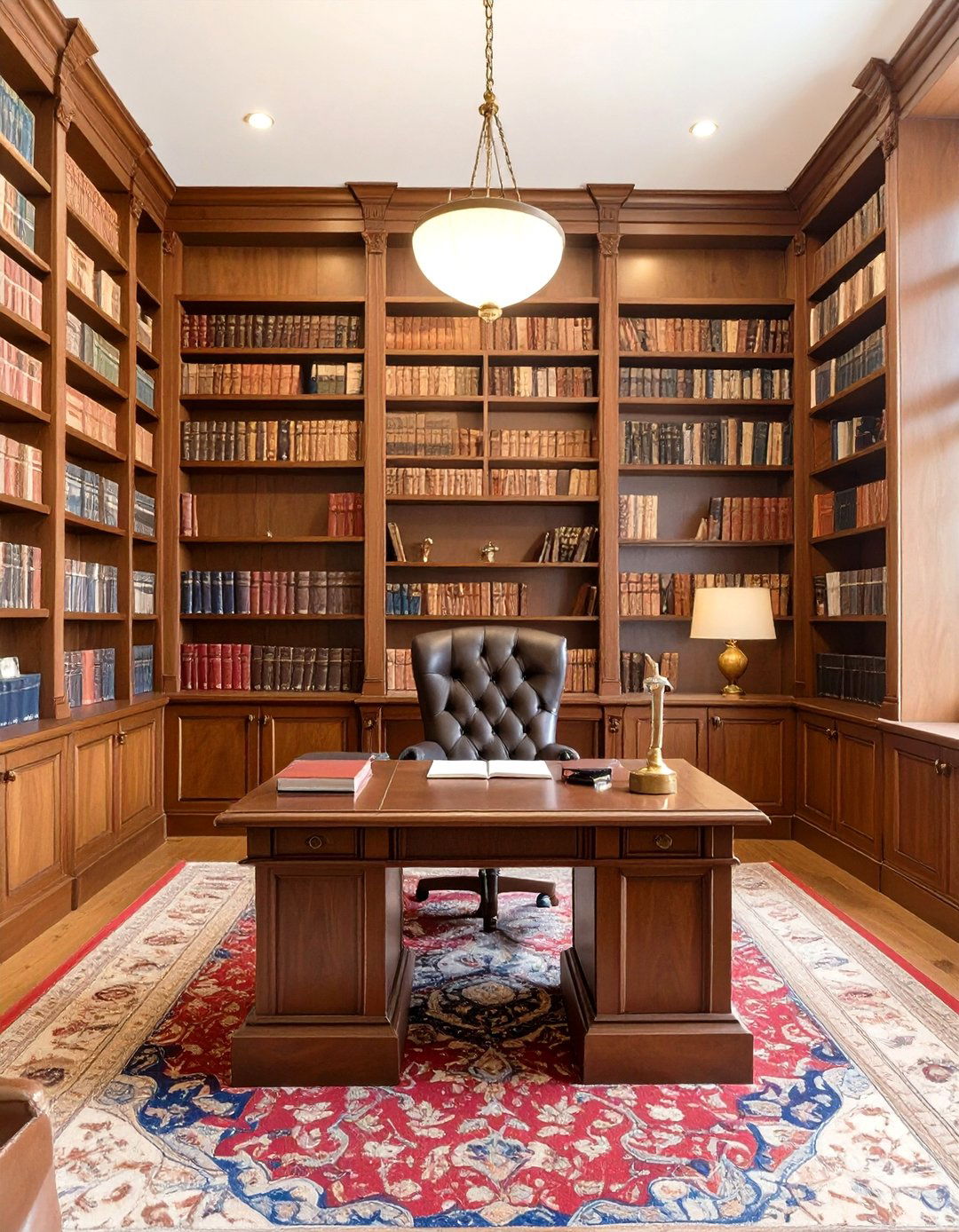 The Classic Traditional Library - 30 home office ideas for her