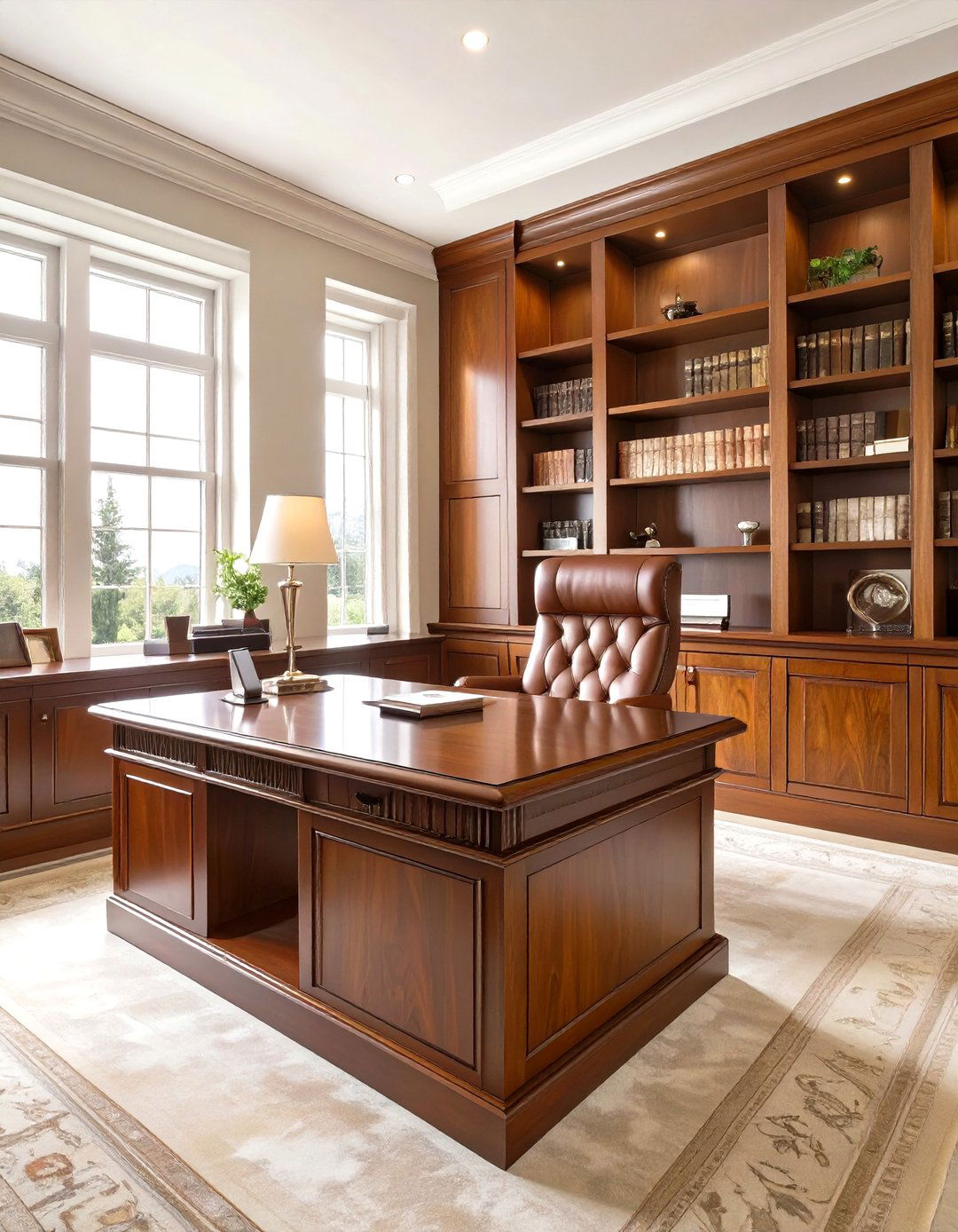 The Classic Traditional Office - 30 office decor inspiration