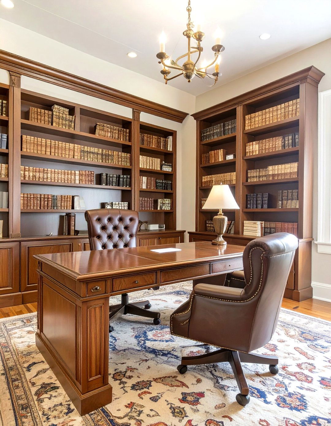 The Classic Traditional Office Room - 30 office room decor ideas