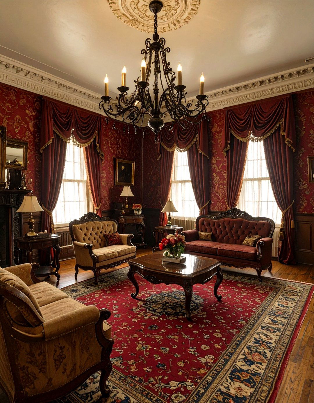 The Classic Victorian Gothic Revival - 30 gothic interior design ideas