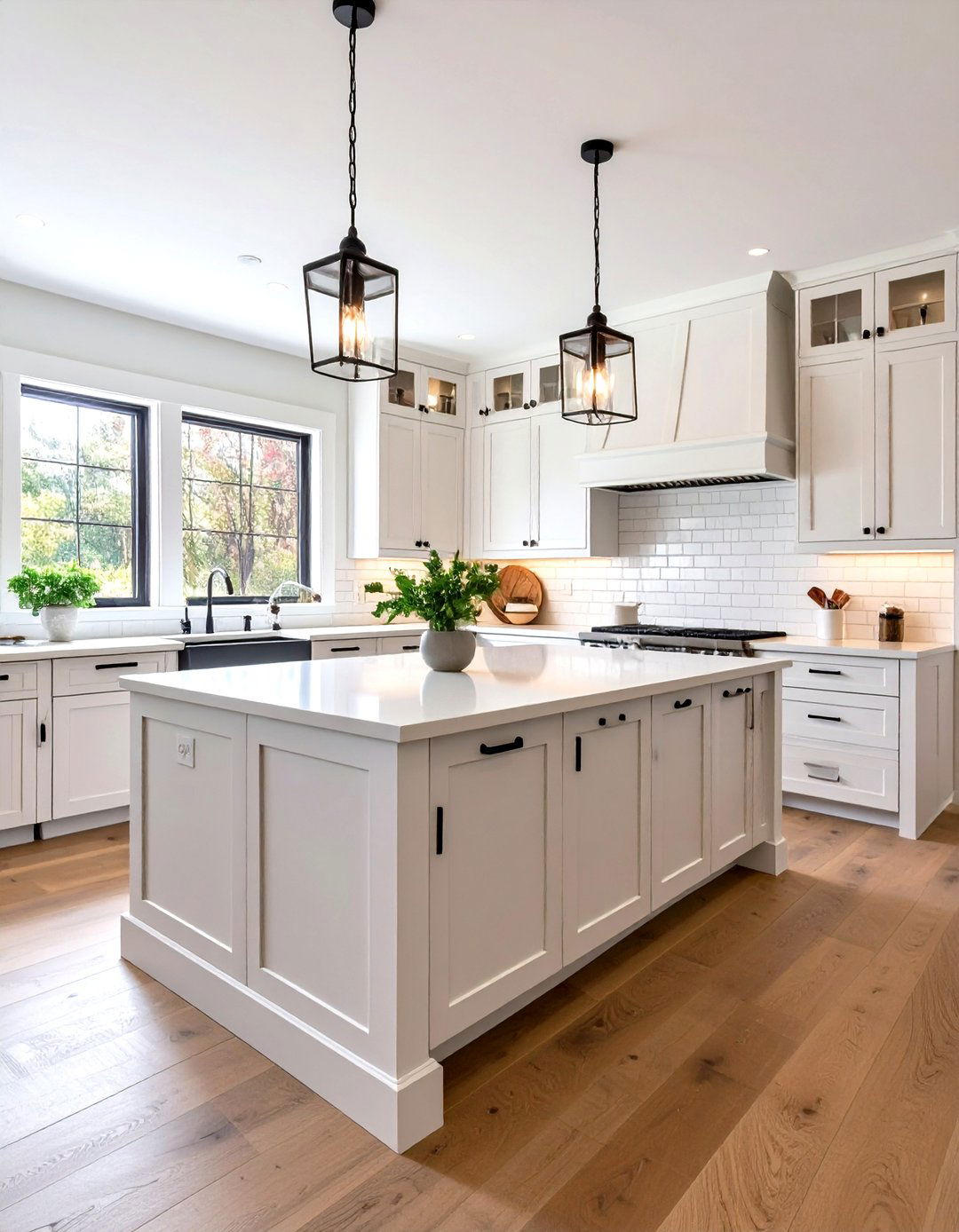 The Classic White Modern Farmhouse Kitchen - 30 modern farmhouse kitchen ideas