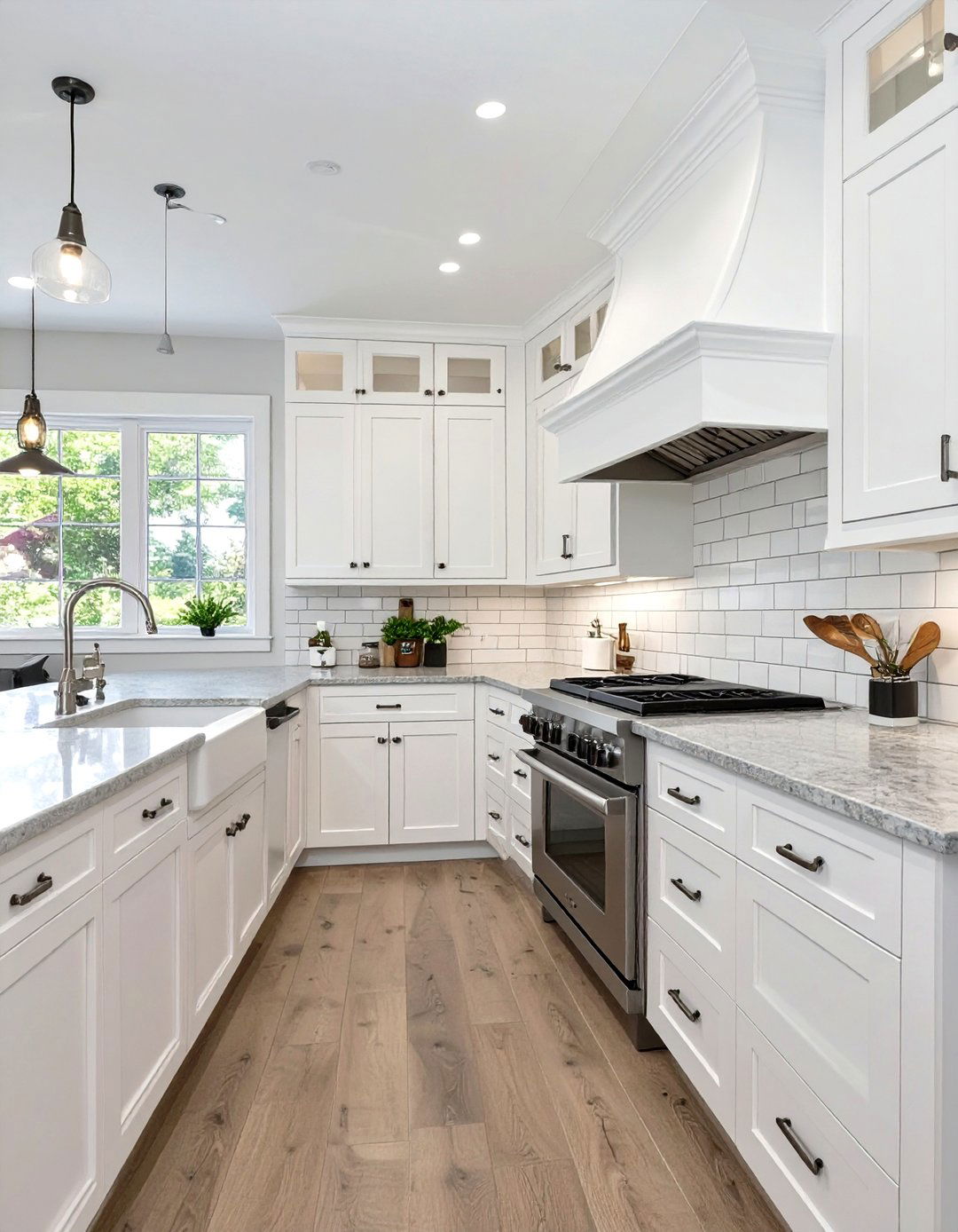 The Classic White Shaker Kitchen - 30 lowes kitchen design ideas