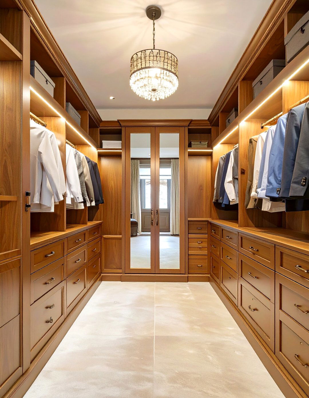 The Classic Wood Walk In Closet - 30 home depot closet design ideas