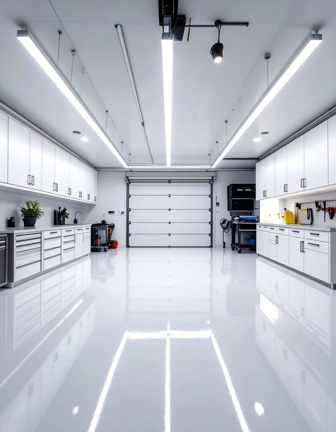 The Clean and Bright Garage Shop - 30 garage shop ideas