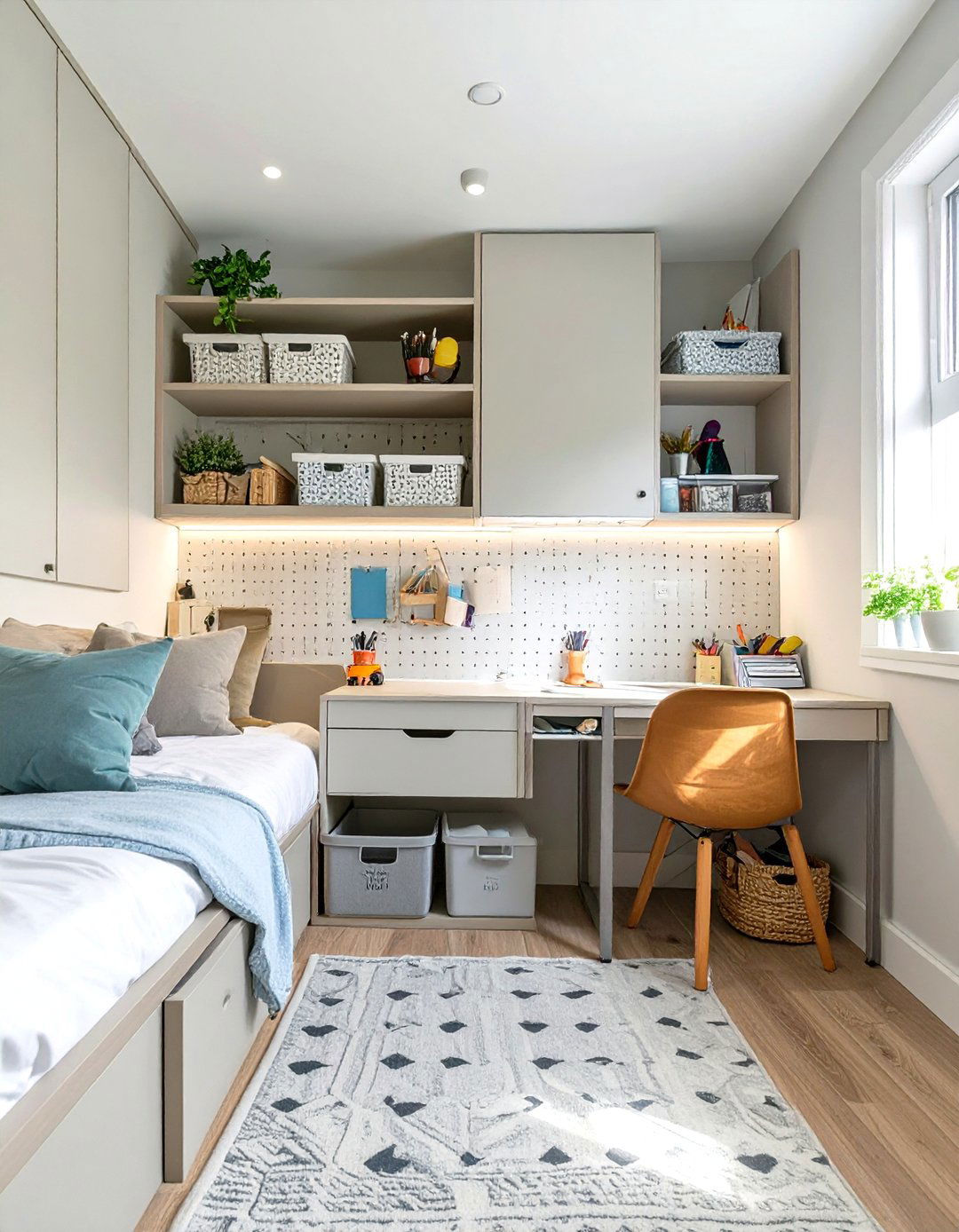 The Clean and Organized Dorm Room - 30 boy dorm room ideas