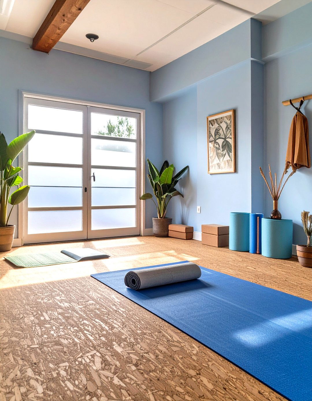 The Clean and Serene Yoga Studio Garage - 30 garage layout ideas