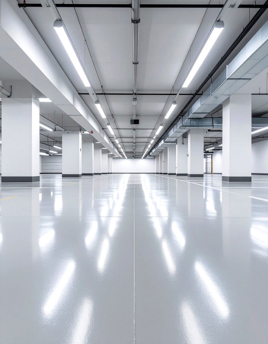 The Clean and Simple Parking Garage - 30 garage makeover ideas