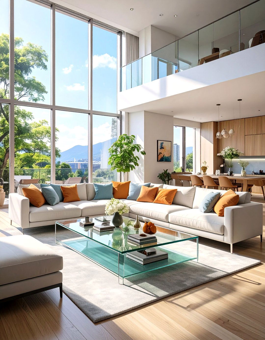 The Clear Acrylic Living Room - 30 extra small apartment living room ideas