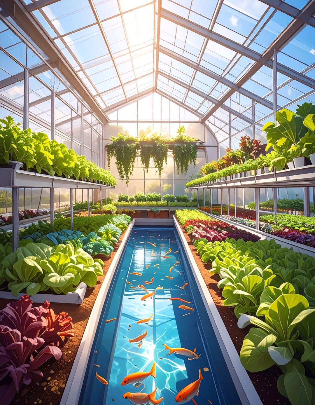 The Closed Loop Aquaponics Garden - 30 ai sustainable landscape design ideas