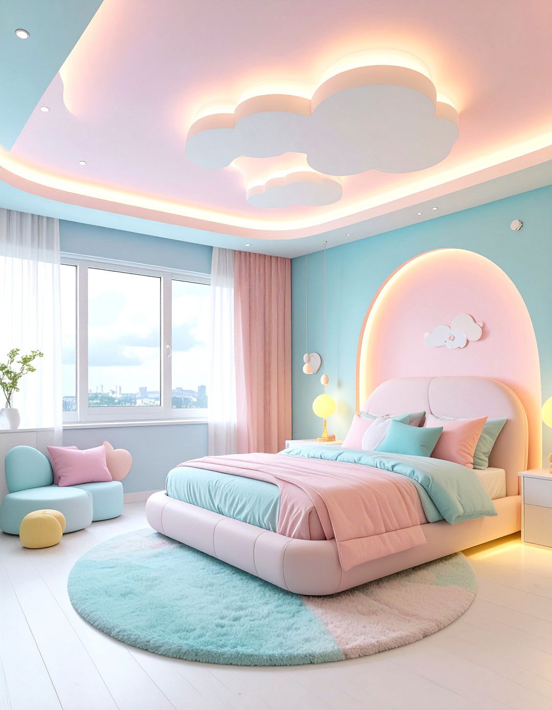 The Cloud Gaming Dreamscape Bedroom - 30 gamer bedroom ideas