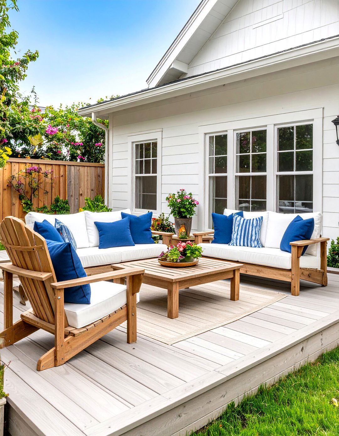 The Coastal Beach House Backyard - 30 backyard furniture ideas
