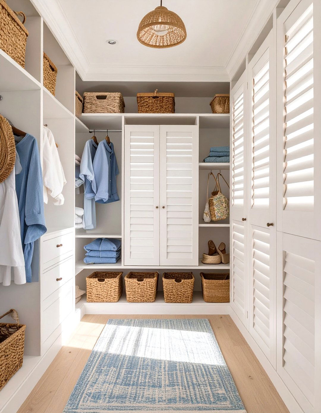 The Coastal Beach House Closet - 30 design your own closet ideas