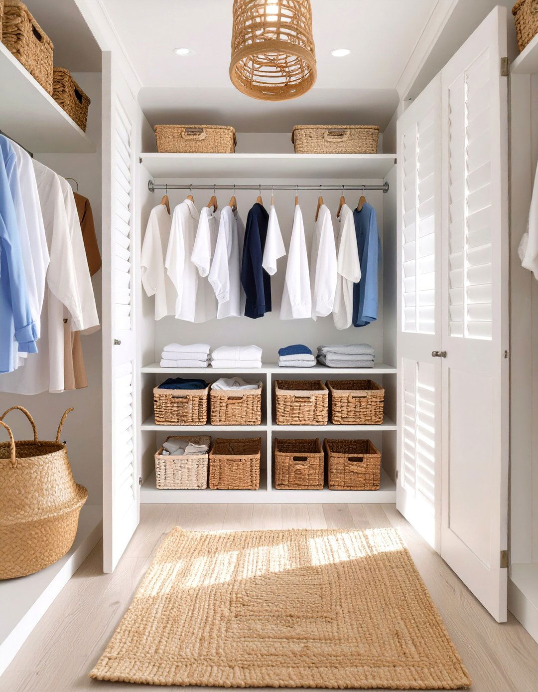 The Coastal Beach House Closet - 30 ikea closet design tool ideas