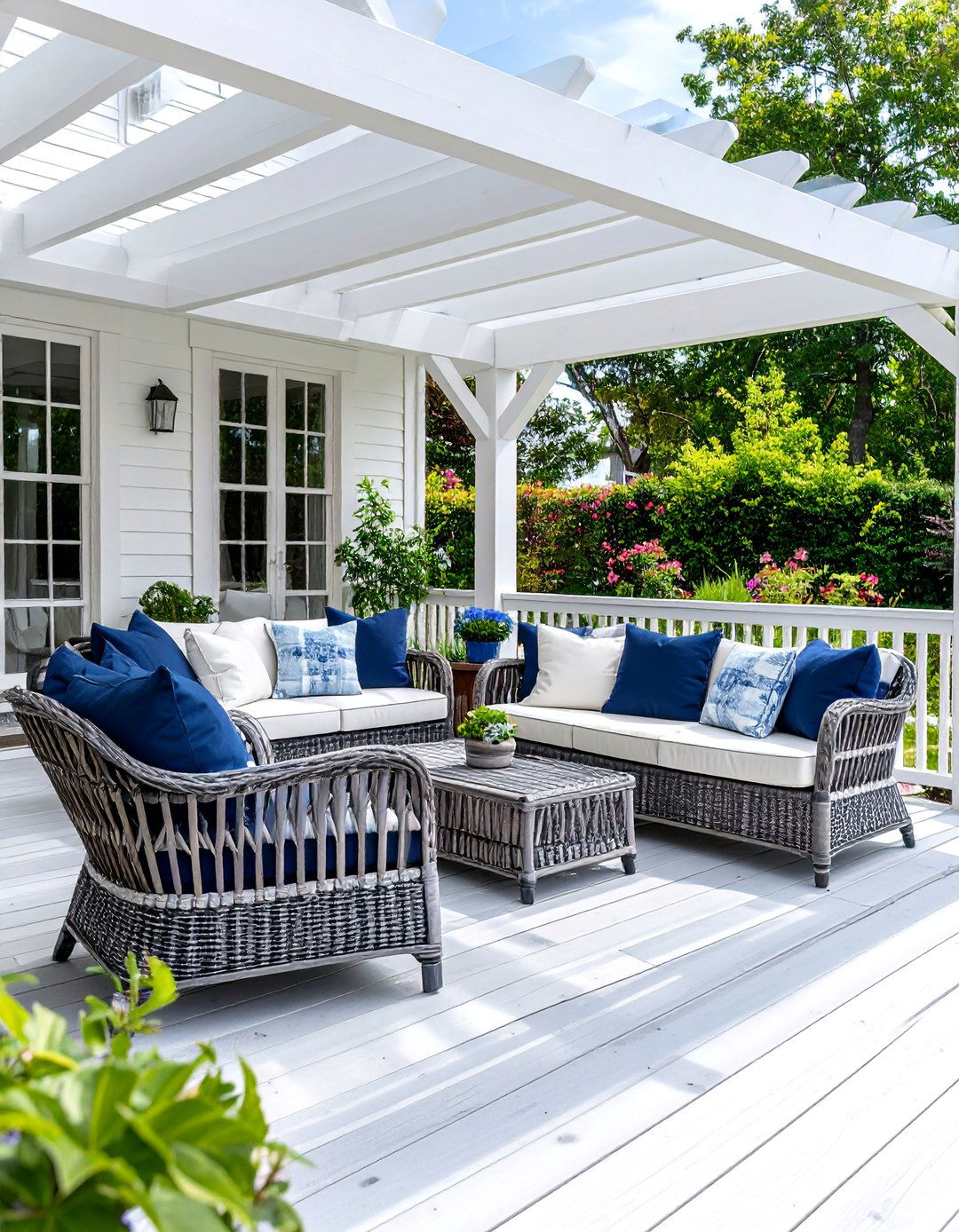 The Coastal Beach House Deck - 30 backyard deck designs