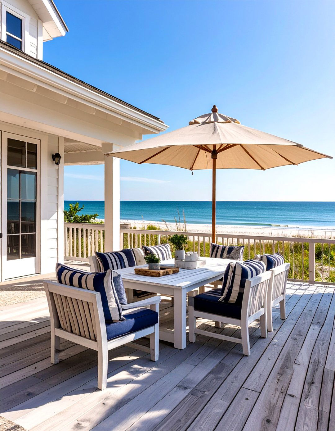 The Coastal Beach House Deck - 30 best ideas for outdoor living spaces