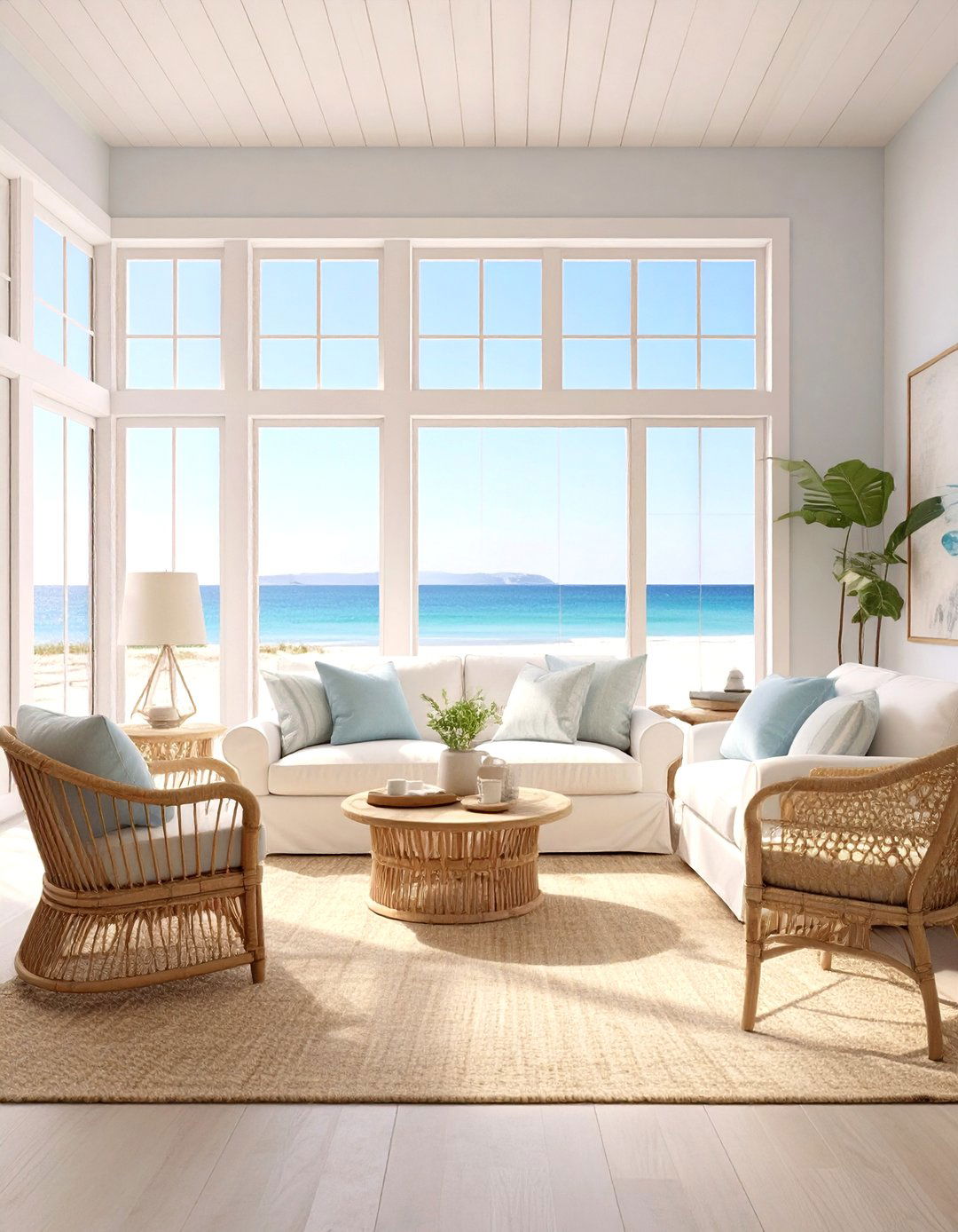 The Coastal Beach House Escape - 30 fiverr interior design ideas