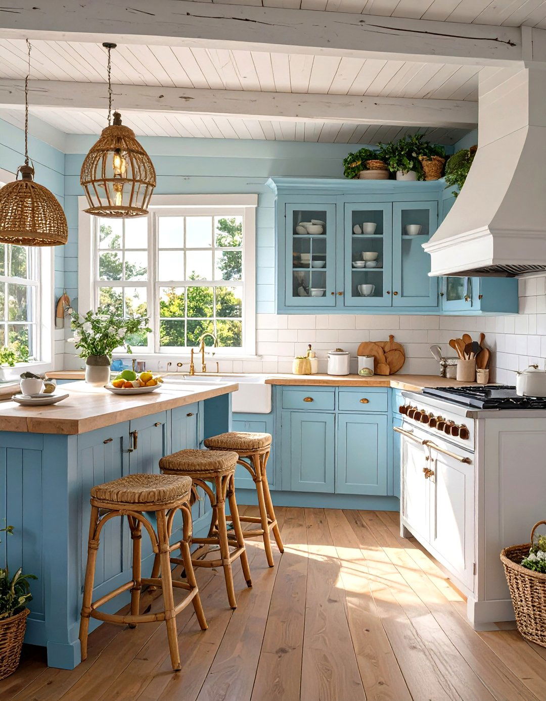 The Coastal Beach House Garage Kitchen - 30 garage kitchen ideas