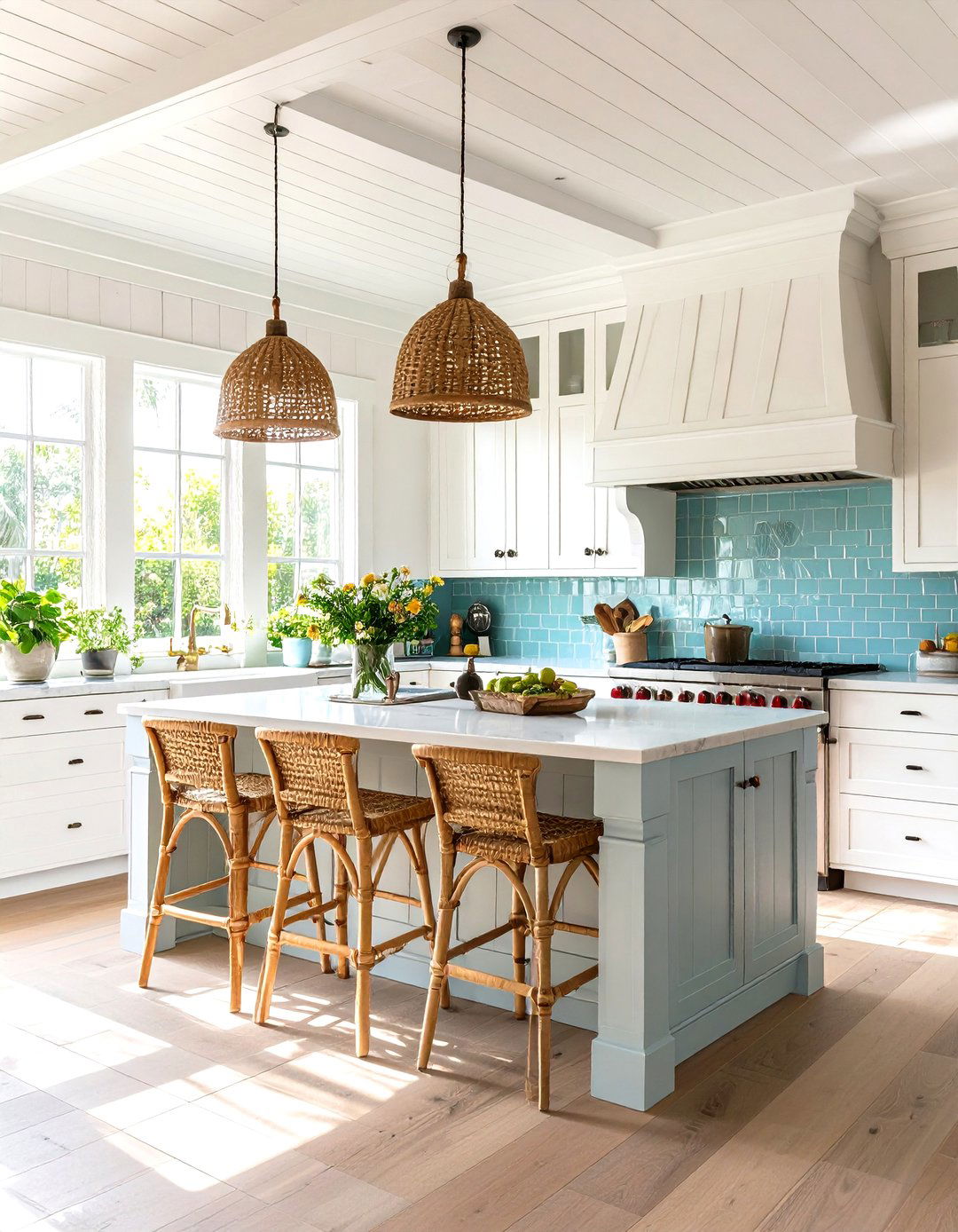 The Coastal Beach House Kitchen - 30 kitchen decor ideas