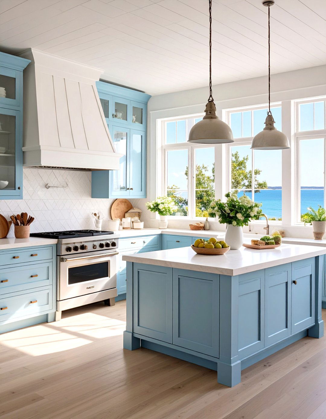 The Coastal Beach House Kitchen - 30 kitchen design pictures ideas