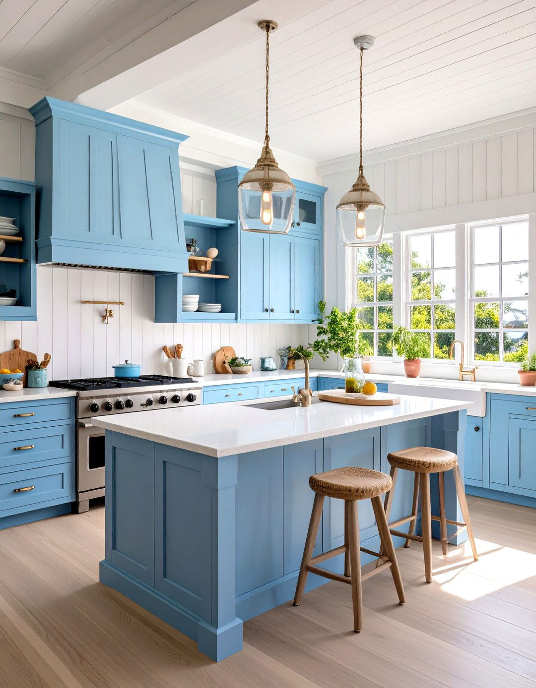 The Coastal Beach House Kitchen - 30 design a kitchen ideas