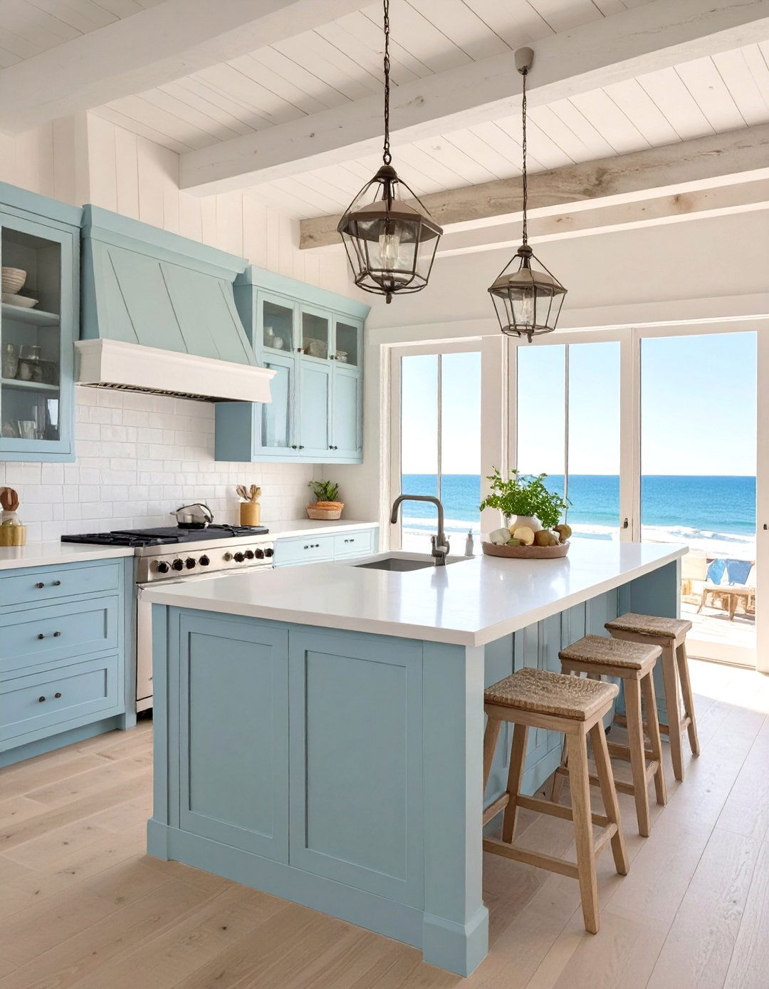 The Coastal Beach House Kitchen - 30 design kitchen online ideas