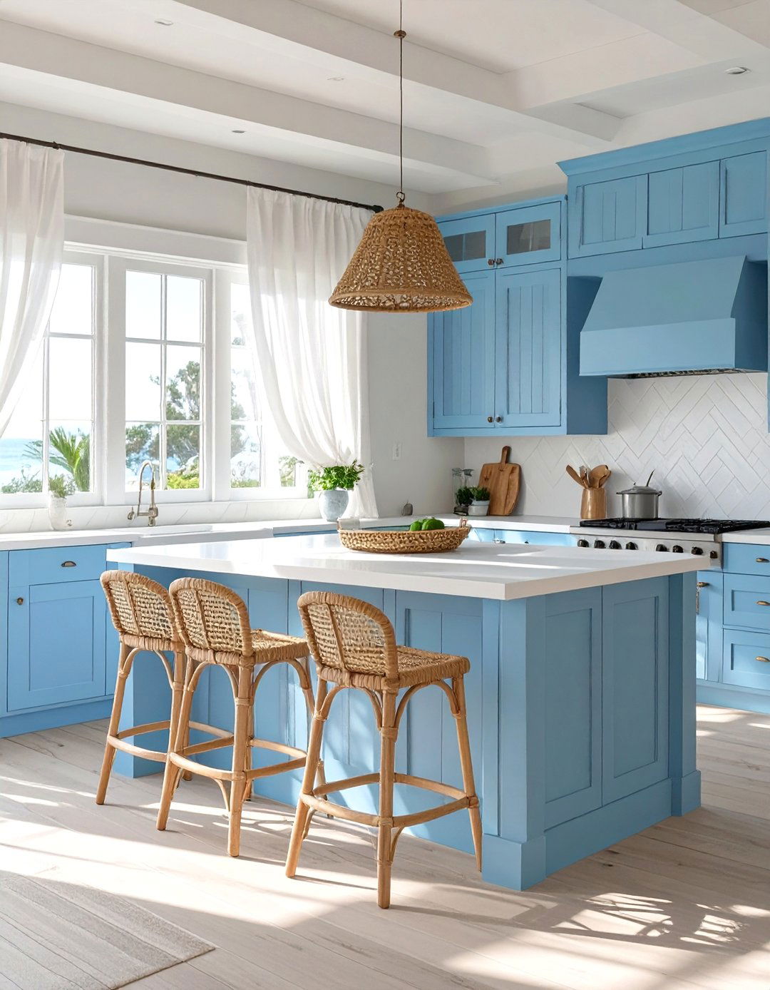The Coastal Beach House Kitchen - 30 apartment kitchen ideas