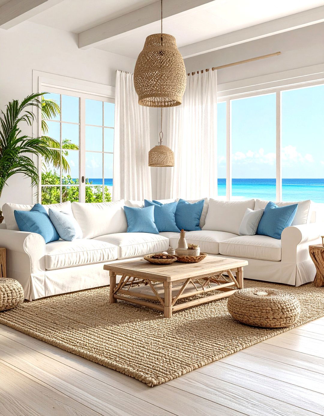 The Coastal Beach House Living Room - 30 ikea living room ideas