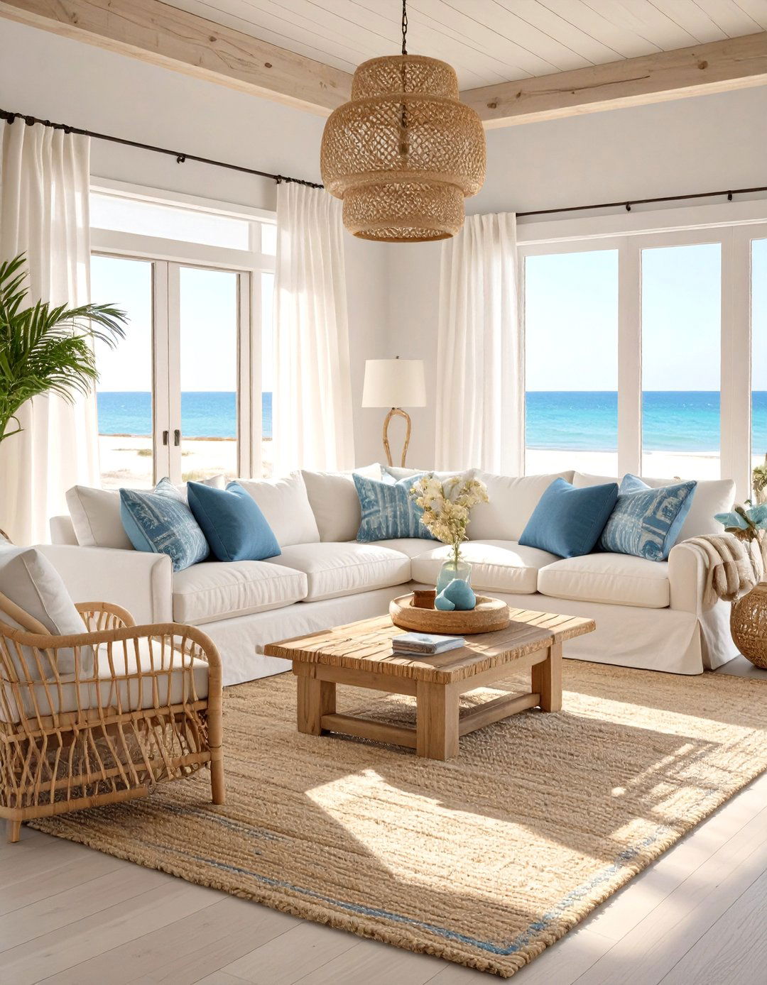 The Coastal Beach House Living Room - 30 home design games online free ideas