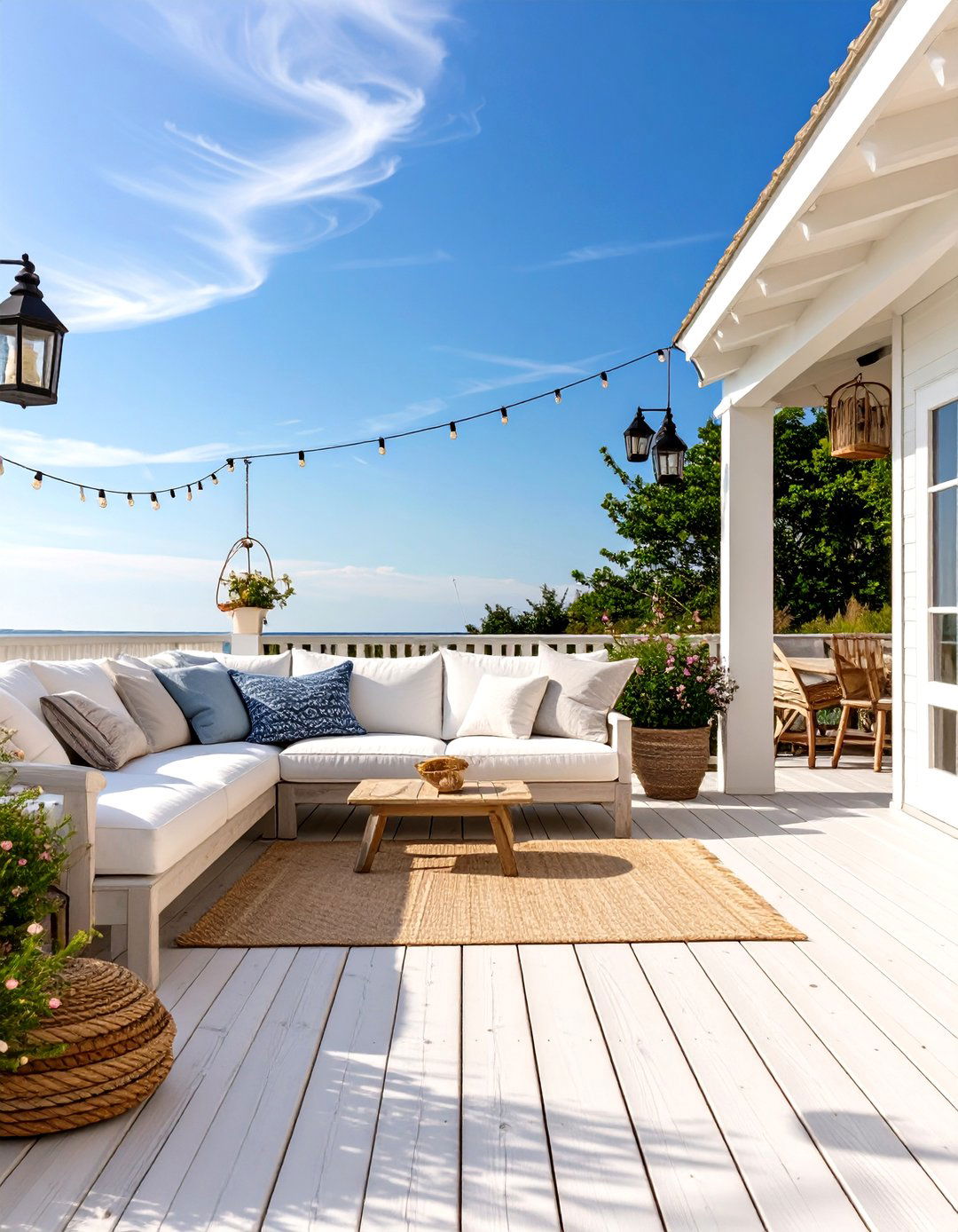 The Coastal Beach House Patio - 30 backyard patio designs