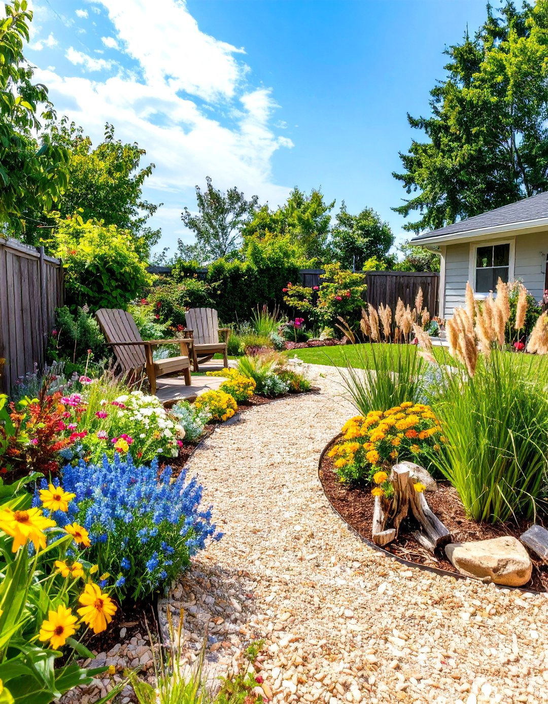 The Coastal Beach Inspired Yard - 30 front yard landscaping ideas with rocks and mulch
