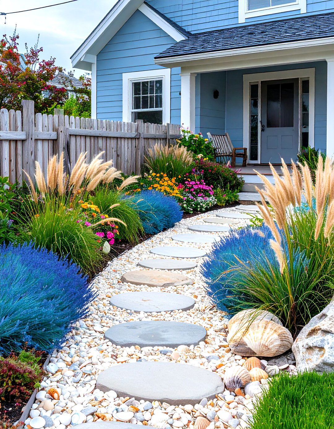 The Coastal Beach Inspired Yard - 30 landscaping ideas front yard