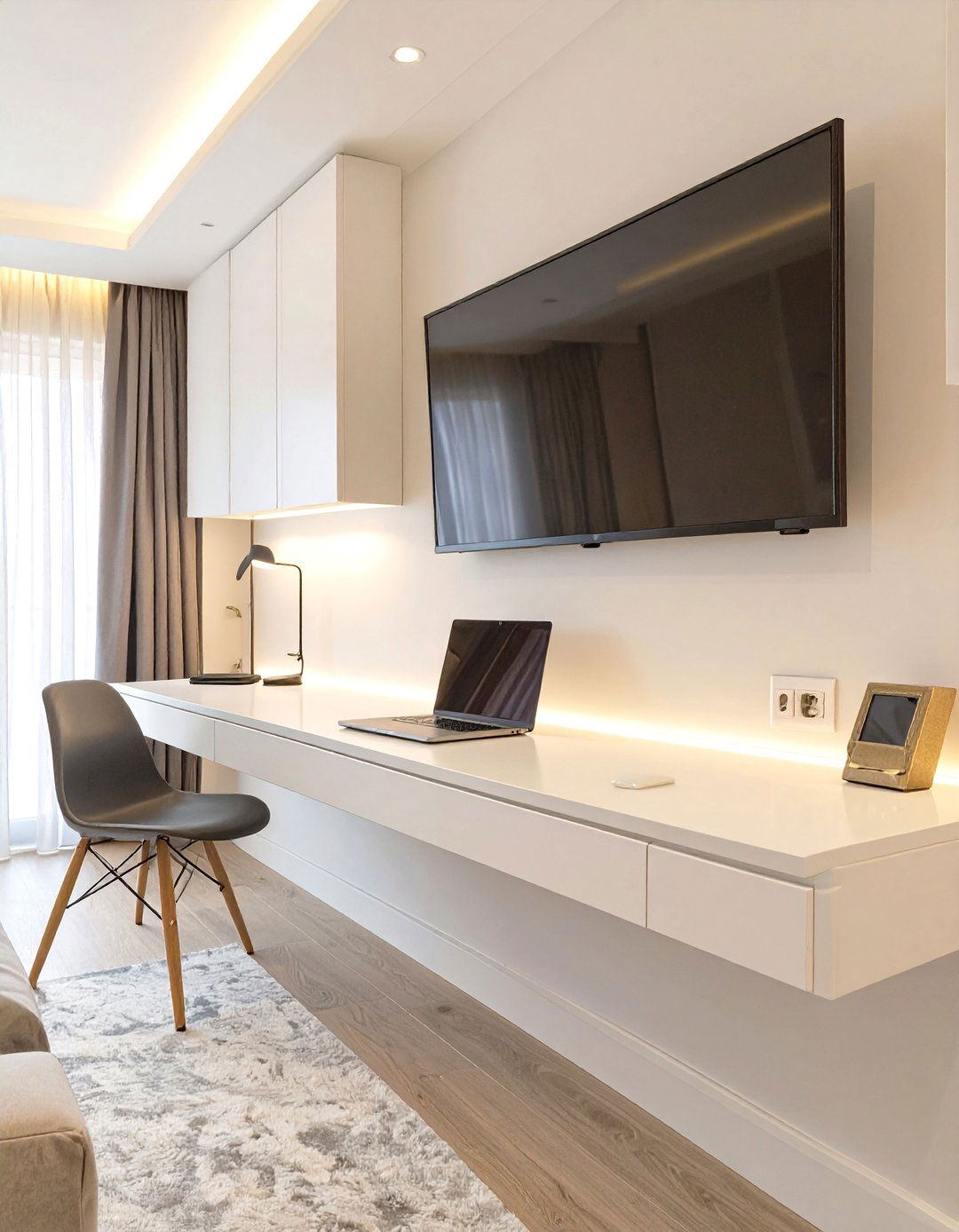 The Coastal Beadboard Bedroom Panel Wall - 30 master bedroom tv wall ideas