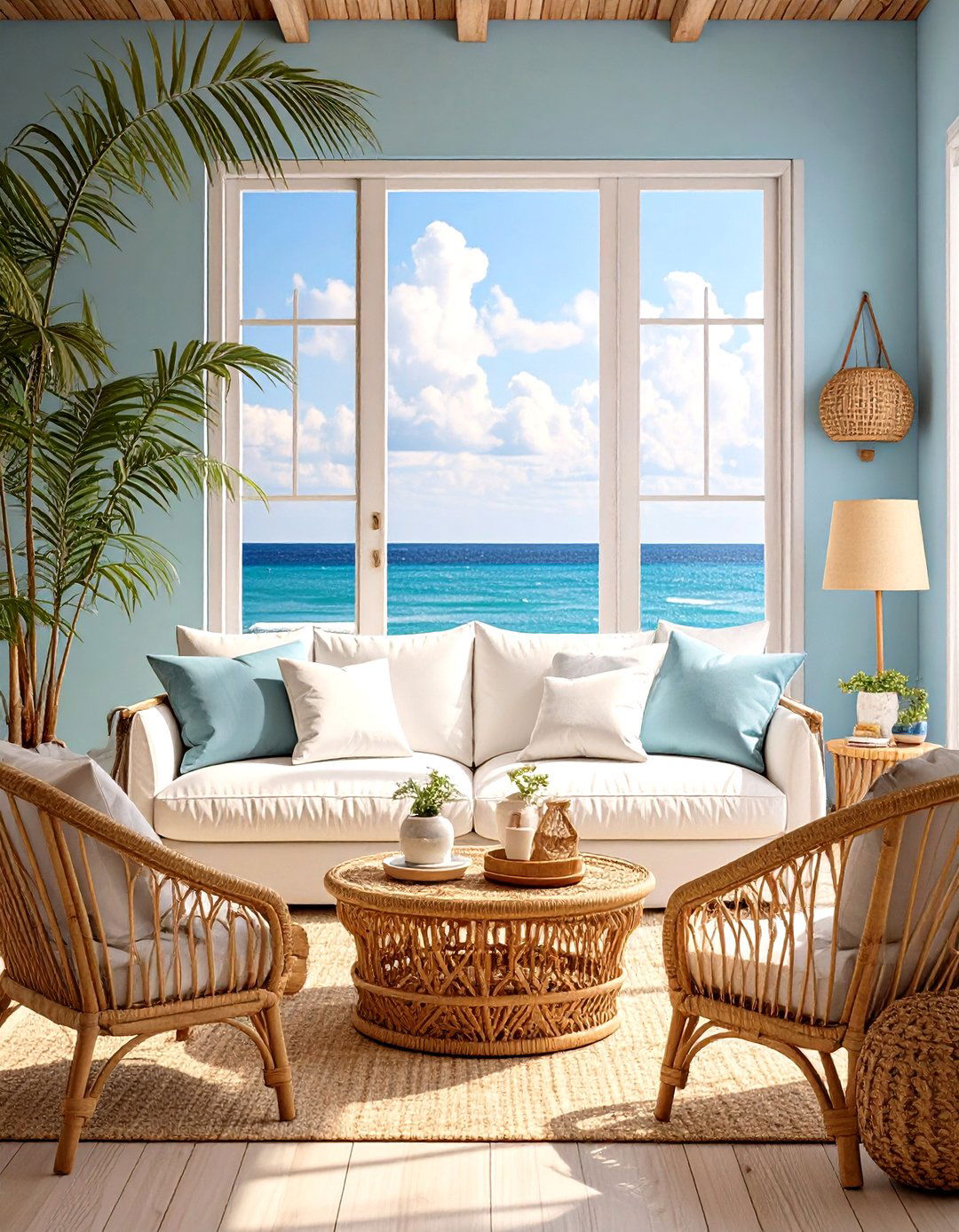 The Coastal Breeze Living Room - 30 interior design for living room ideas