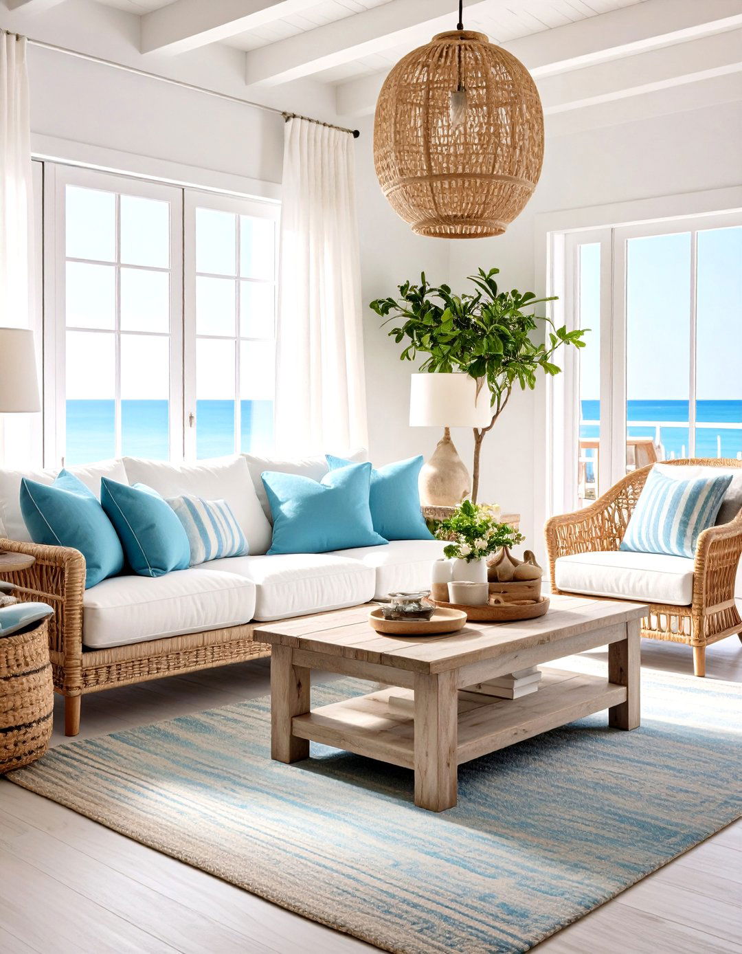 The Coastal Breeze Living Room - 30 furniture ideas for living room