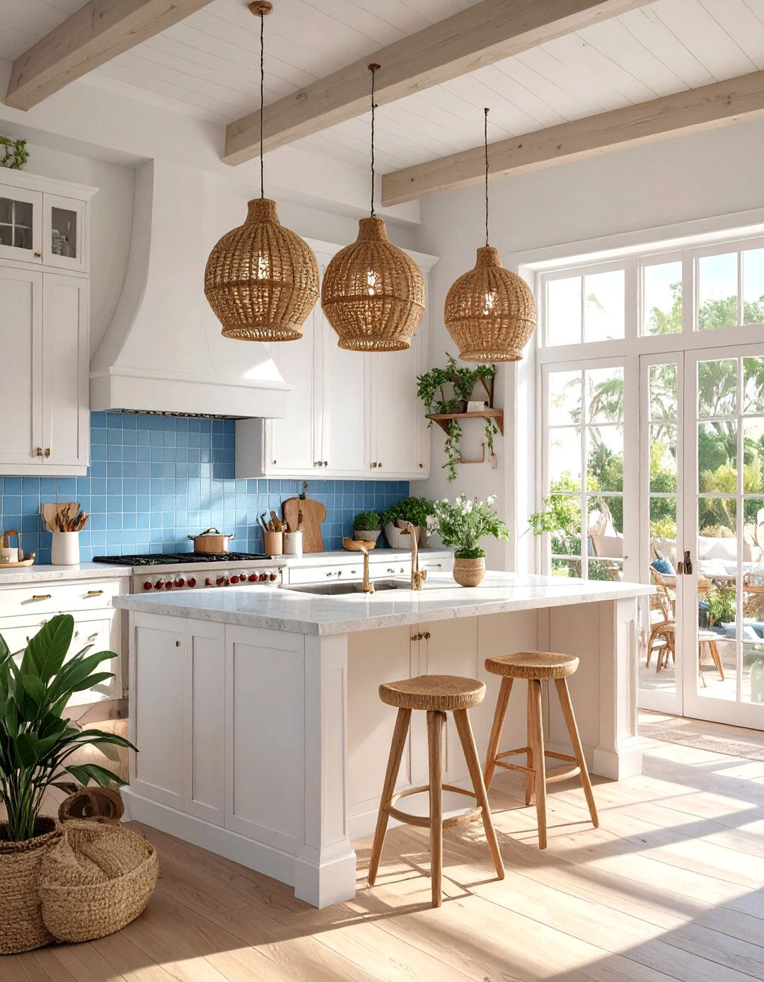 The Coastal Breeze Open Kitchen - 30 open kitchen ideas
